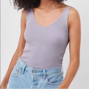 Baby Blue Double Zero Knitted Top- Large